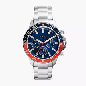 Fossil Bannon 2771 Diver Style Three Dials Two Tone Bezel